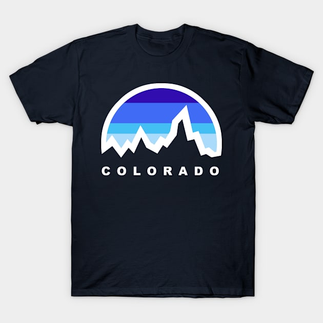 Colorado Winter Mountains T-Shirt by pholange